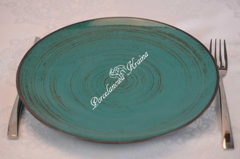 Talerz płytki 28cm Alumina Nostalgia Emerald 0992 Bogucice