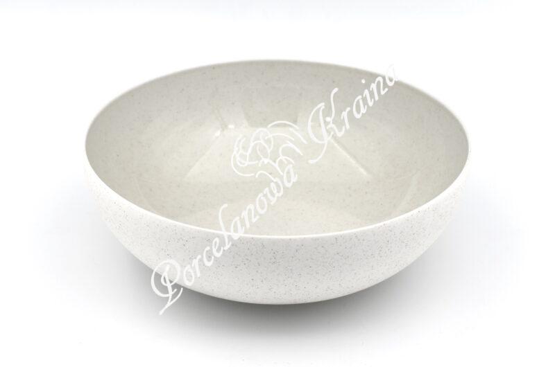 salaterka 24 cm Bogucice- alumina granite cool white 1128