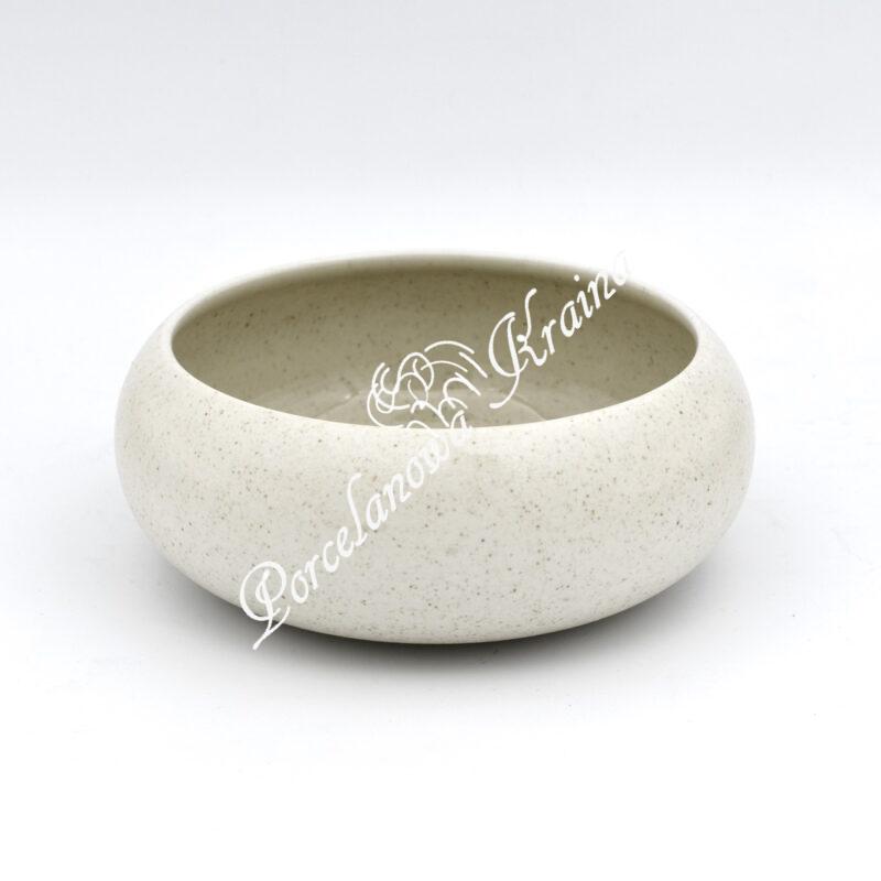 salaterka organic 16 cm Bogucice- Alumina Granite Soft Cream 1127